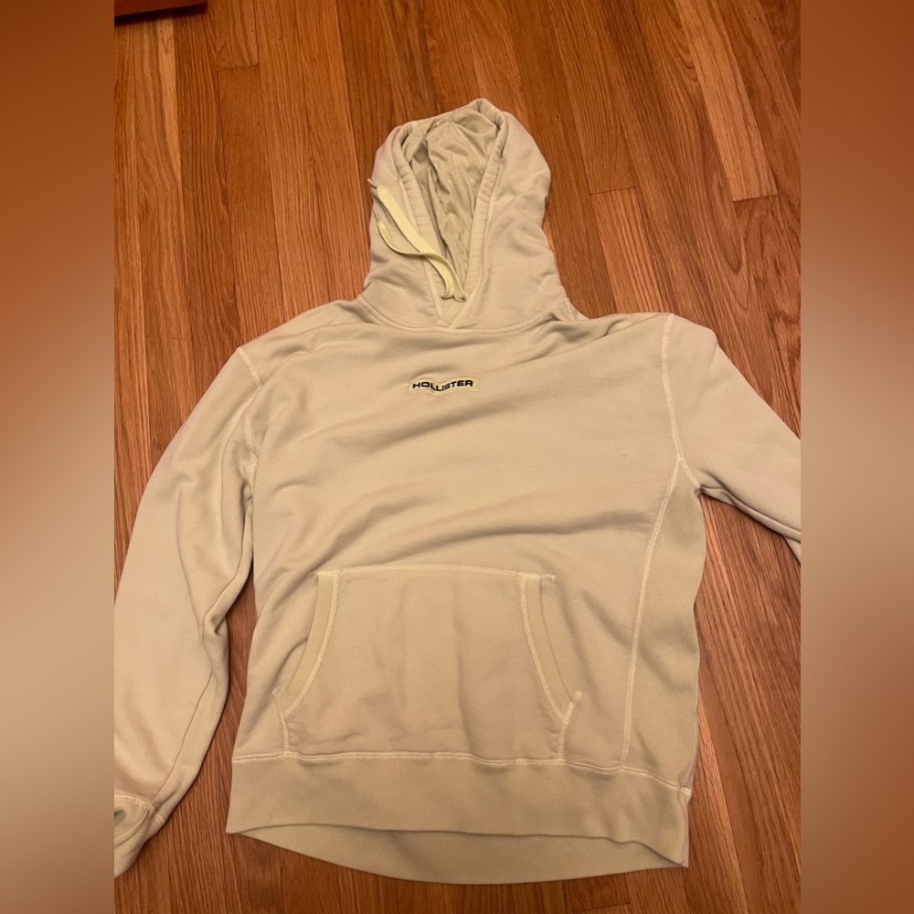 Hollister highlighter yellow hoodie